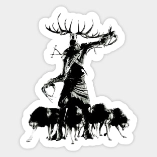 King of the Forest - Wolves - Fantasy Sticker